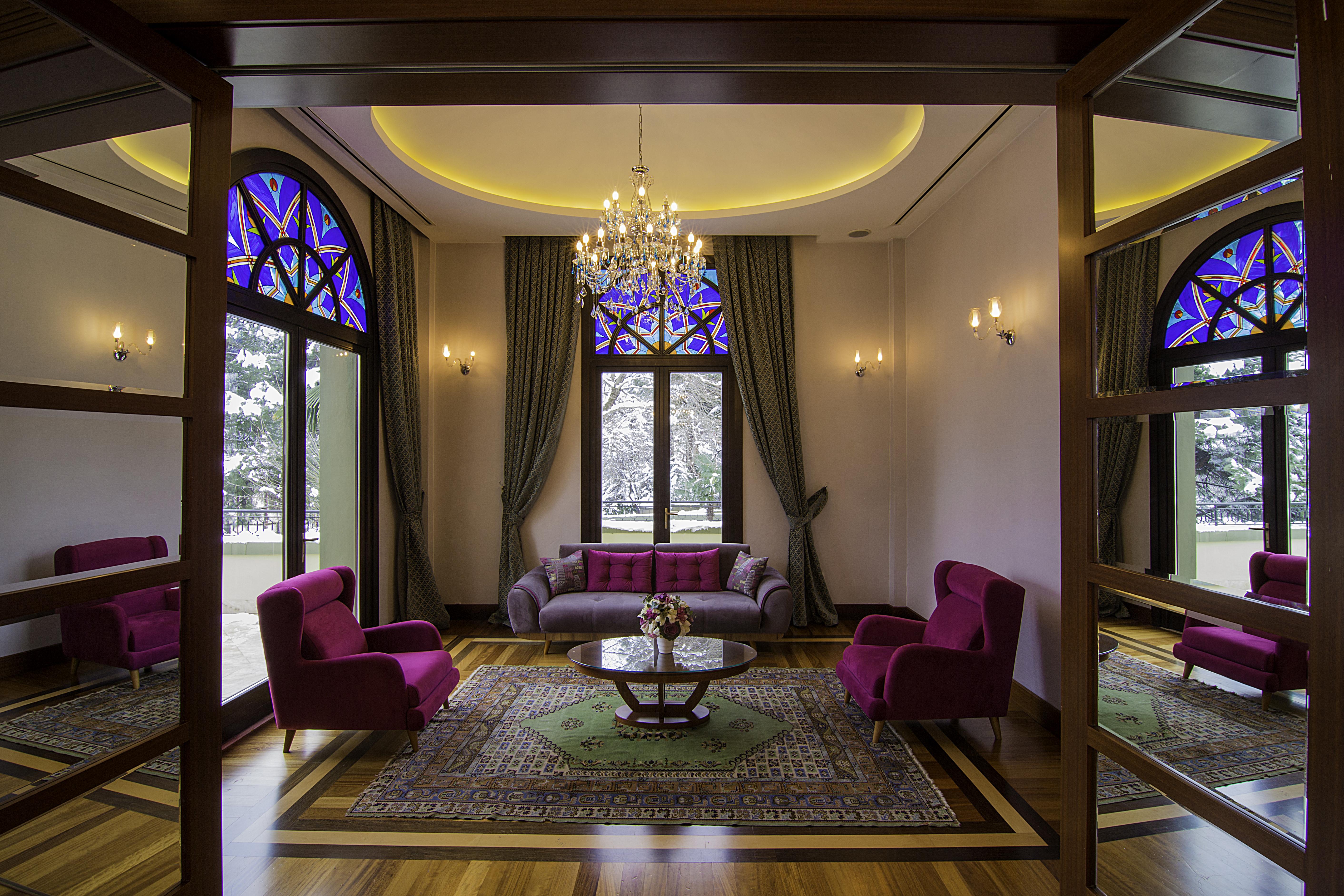 Hotel Celik Palas Convention Center & Thermal Spa Bursa Exteriör bild The interior of the hotel